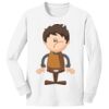 1-DAY NO MINIMUM Youth Long Sleeve Crewneck T-Shirt Thumbnail