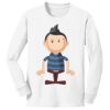 1-DAY NO MINIMUM Youth Long Sleeve Crewneck T-Shirt Thumbnail