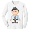 1-DAY NO MINIMUM Youth Long Sleeve Crewneck T-Shirt Thumbnail
