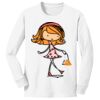 1-DAY NO MINIMUM Youth Long Sleeve Crewneck T-Shirt Thumbnail