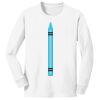 1-DAY NO MINIMUM Youth Long Sleeve Crewneck T-Shirt Thumbnail