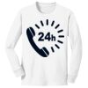 1-DAY NO MINIMUM Youth Long Sleeve Crewneck T-Shirt Thumbnail