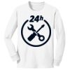 1-DAY NO MINIMUM Youth Long Sleeve Crewneck T-Shirt Thumbnail