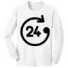 1-DAY NO MINIMUM Youth Long Sleeve Crewneck T-Shirt Thumbnail