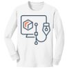 1-DAY NO MINIMUM Youth Long Sleeve Crewneck T-Shirt Thumbnail