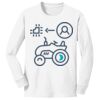 1-DAY NO MINIMUM Youth Long Sleeve Crewneck T-Shirt Thumbnail