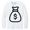 1-DAY NO MINIMUM Youth Long Sleeve Crewneck T-Shirt Thumbnail