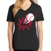 Ladies Core Cotton V-Neck Tee Thumbnail