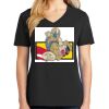 Ladies Core Cotton V-Neck Tee Thumbnail