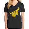 Ladies Core Cotton V-Neck Tee Thumbnail