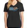 Ladies Core Cotton V-Neck Tee Thumbnail