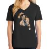 Ladies Core Cotton V-Neck Tee Thumbnail