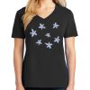 Ladies Core Cotton V-Neck Tee Thumbnail