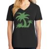 Ladies Core Cotton V-Neck Tee Thumbnail