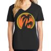 Ladies Core Cotton V-Neck Tee Thumbnail