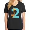 Ladies Core Cotton V-Neck Tee Thumbnail