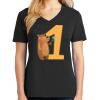 Ladies Core Cotton V-Neck Tee Thumbnail