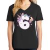Ladies Core Cotton V-Neck Tee Thumbnail