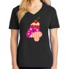 Ladies Core Cotton V-Neck Tee Thumbnail