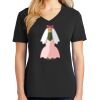 Ladies Core Cotton V-Neck Tee Thumbnail