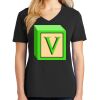 Ladies Core Cotton V-Neck Tee Thumbnail