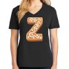 Ladies Core Cotton V-Neck Tee Thumbnail