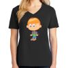 Ladies Core Cotton V-Neck Tee Thumbnail