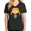 Ladies Core Cotton V-Neck Tee Thumbnail