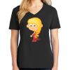 Ladies Core Cotton V-Neck Tee Thumbnail