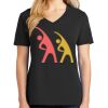Ladies Core Cotton V-Neck Tee Thumbnail