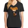 Ladies Core Cotton V-Neck Tee Thumbnail
