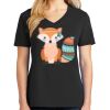 Ladies Core Cotton V-Neck Tee Thumbnail