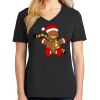Ladies Core Cotton V-Neck Tee Thumbnail
