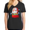 Ladies Core Cotton V-Neck Tee Thumbnail
