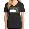 Ladies Core Cotton V-Neck Tee Thumbnail