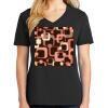 Ladies Core Cotton V-Neck Tee Thumbnail