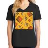 Ladies Core Cotton V-Neck Tee Thumbnail