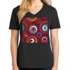Ladies Core Cotton V-Neck Tee Thumbnail