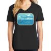 Ladies Core Cotton V-Neck Tee Thumbnail