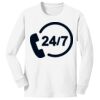 1-Hr RUSH NO MINIMUM Youth Long Sleeve T-Shirt Thumbnail