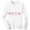 1-Hr Rush Ladies Long Sleeve T-Shirt Thumbnail