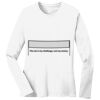 1-Hr Rush Ladies Long Sleeve T-Shirt Thumbnail